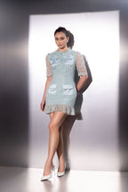 Ice bloom dress