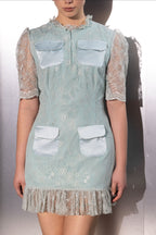 Ice bloom dress