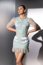 Ice bloom dress