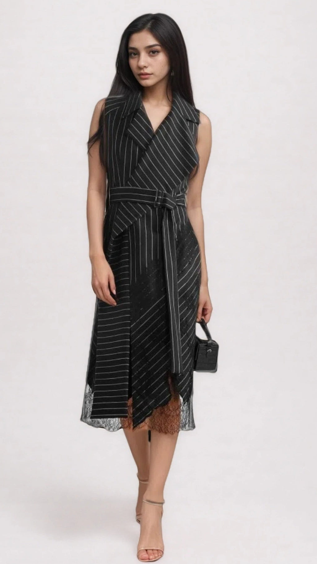 Striped Wrap Dress