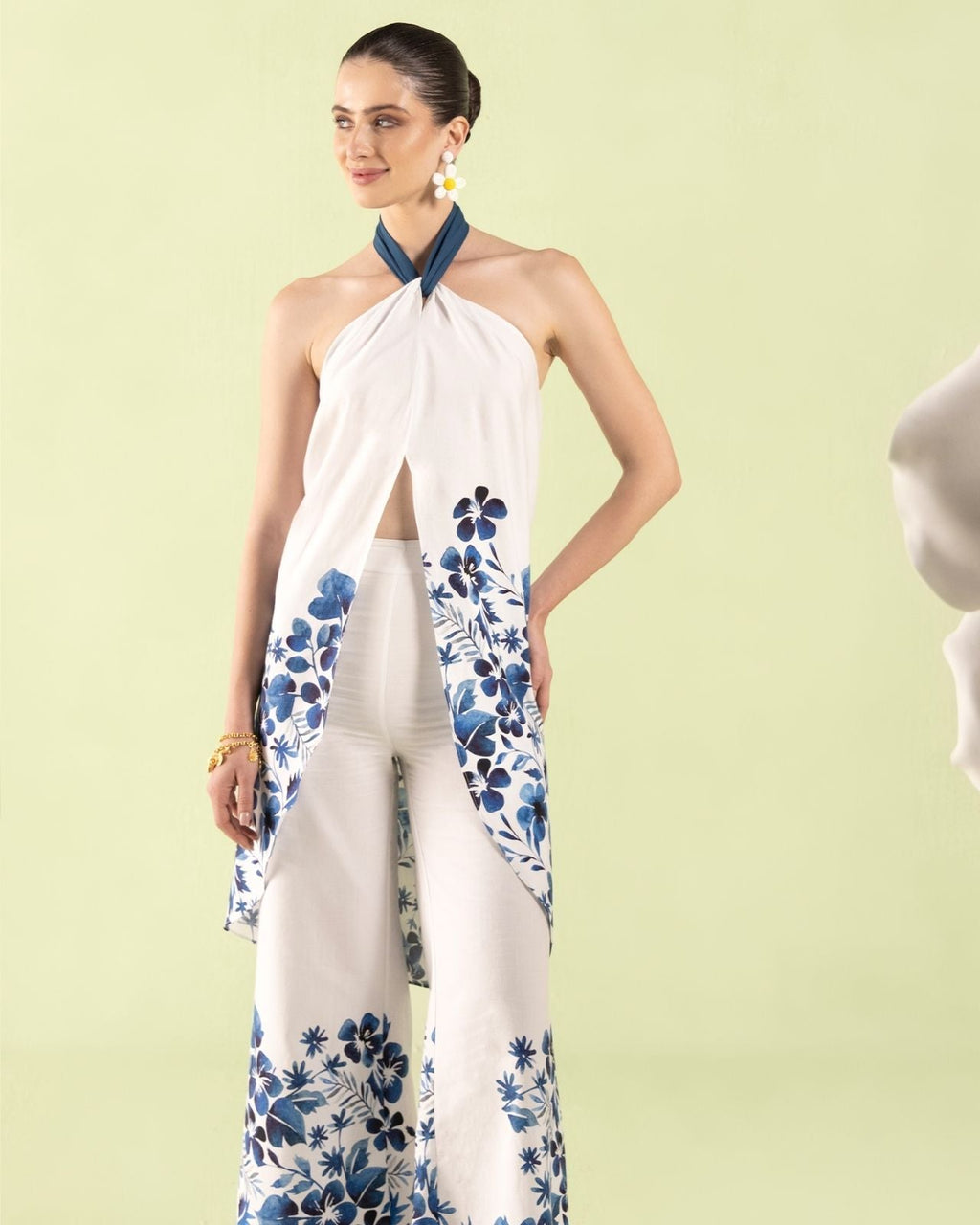 Blue Floral Co-ord Set