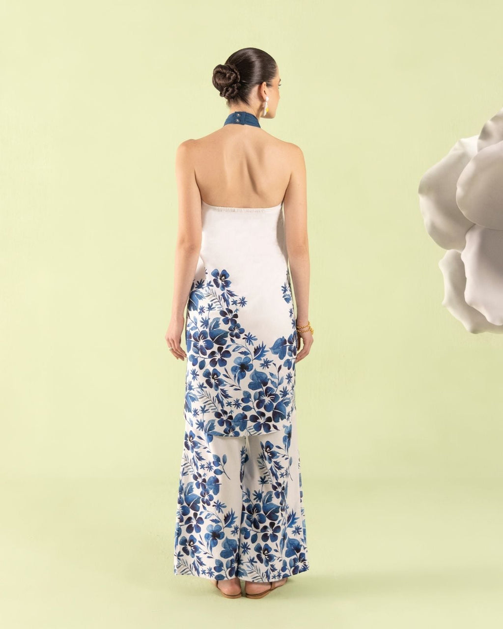 Blue Floral Co-ord Set