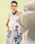 Blue Floral Co-ord Set