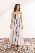 Blush Brushstroke Maxi Dress