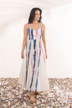 Blush Brushstroke Maxi Dress
