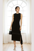 Edge-Stitch Asymmetric Midi