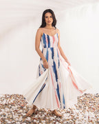Blush Brushstroke Maxi Dress
