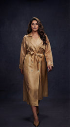 The Golden Hour Trench Dress