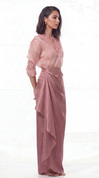 Blush Veil Co-ord Set