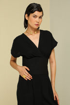 BLACK HIGH WAISTED JUMPSUIT