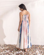 Blush Brushstroke Maxi Dress