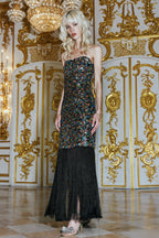 Multicolour Sequin Fringe Dress