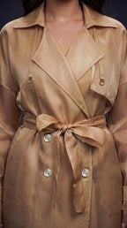 The Golden Hour Trench Dress