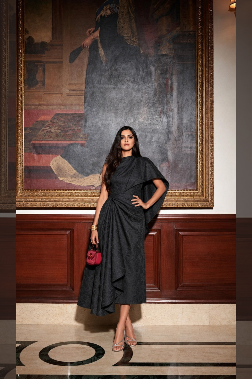 Raven Cascade Dress