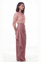 Blush Veil Co-ord Set