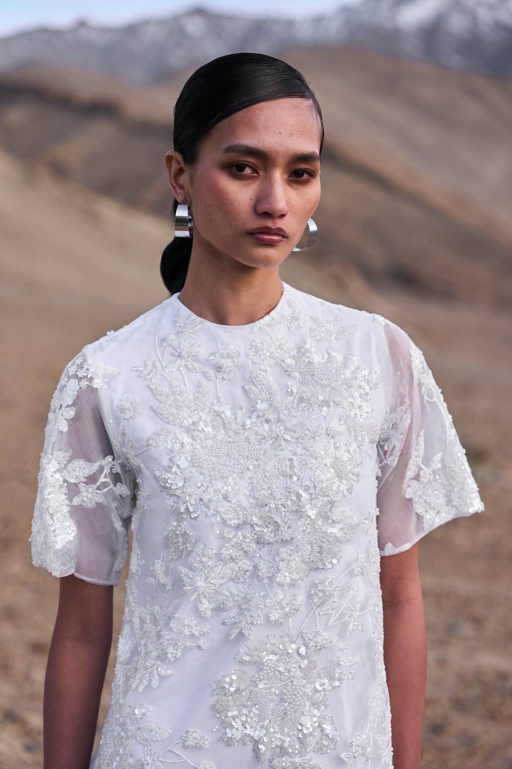 Sequin and Bead Embroidered Mini