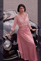 Blush Veil Co-ord Set