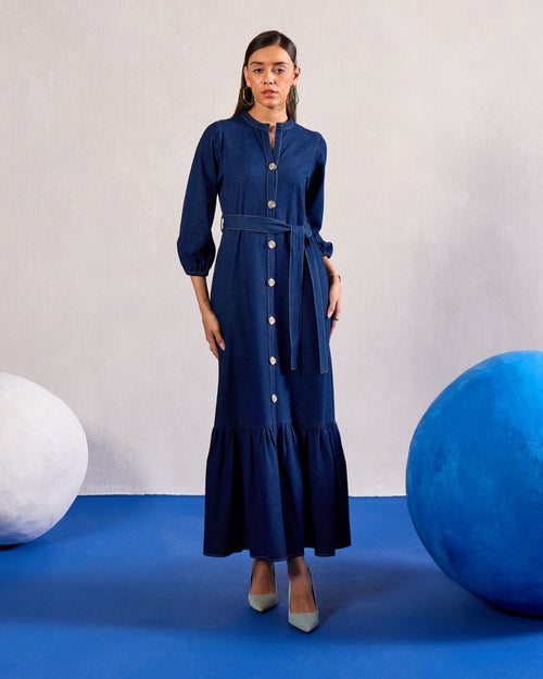 Denim Maxi Dress