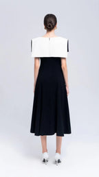 Origami Collar Midi (Black)