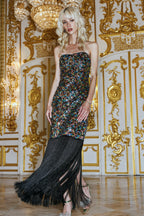 Multicolour Sequin Fringe Dress