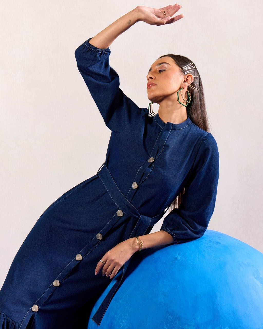 Denim Maxi Dress
