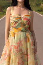 Alice Printed Organza Dress