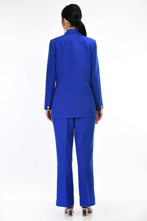 Acton Royal Blue Blazer For Women