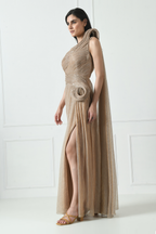 Golden Cocktail Gown