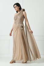 Golden Cocktail Gown