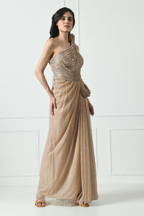 Golden Cocktail Gown