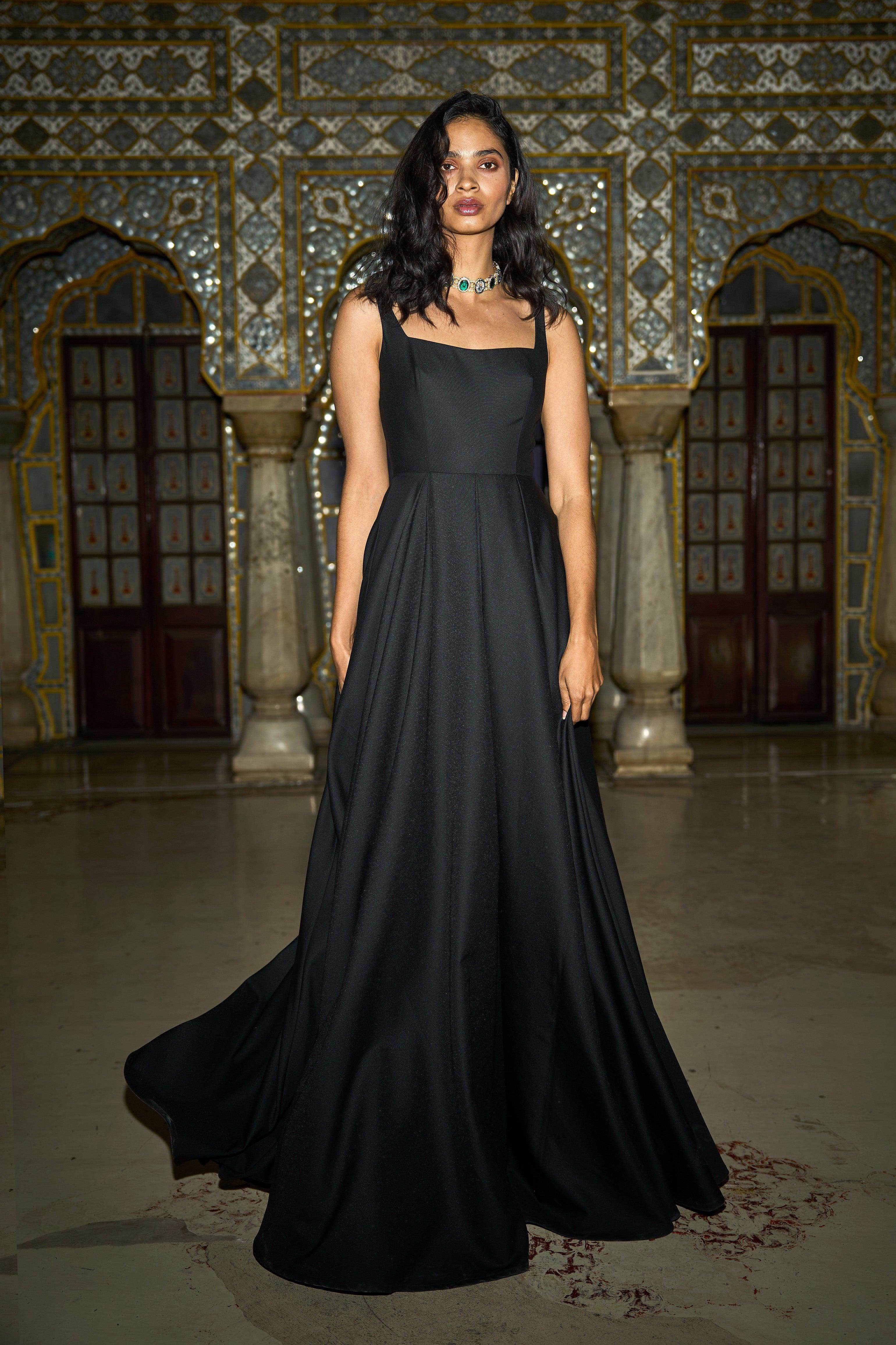 Black Flare Gown