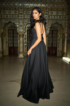 Black Flare Gown