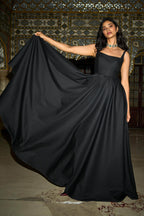 Black Flare Gown