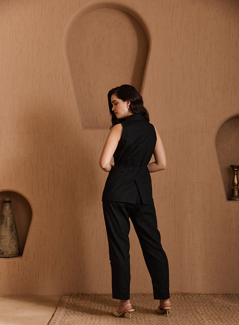 Robin Co-ord Set  (Black)