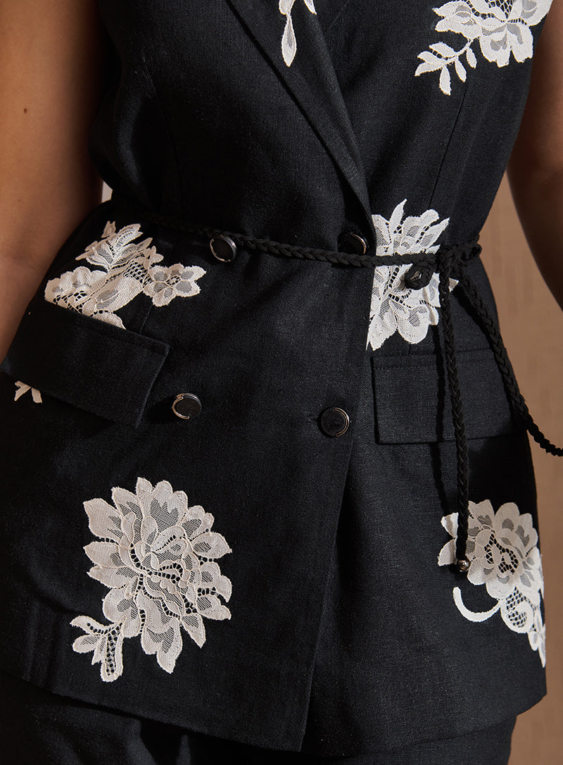 Robin Co-ord Set  (Black)