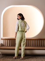Deepicka Nagpal in Genie Co-ord Set (Matcha)