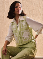 Deepicka Nagpal in Genie Co-ord Set (Matcha)