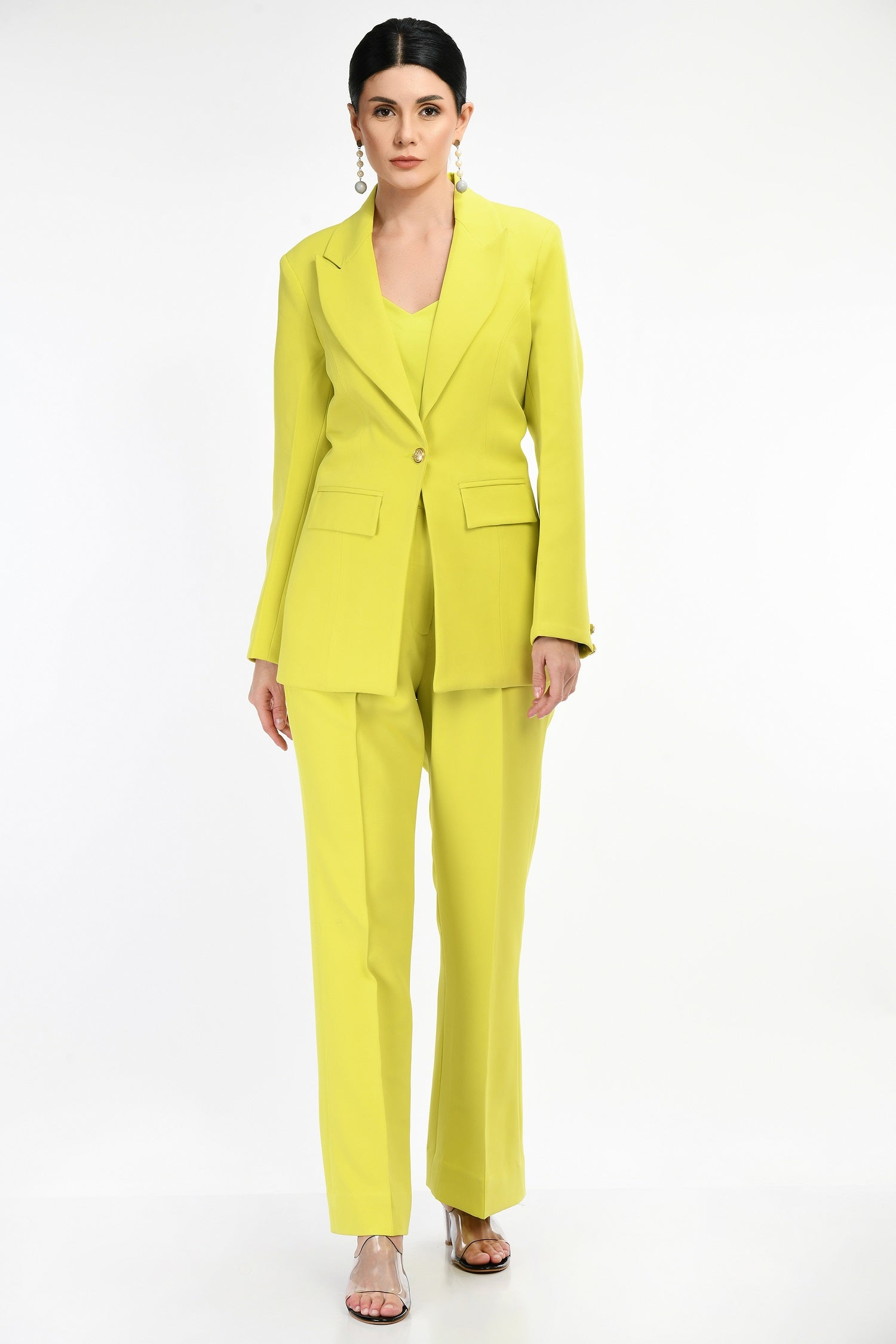 Neon Color Blazer Set for Women