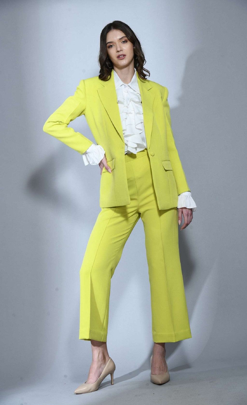 Neon Designer Blazer Sets for Women