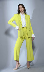 Neon Designer Blazer Sets for Women