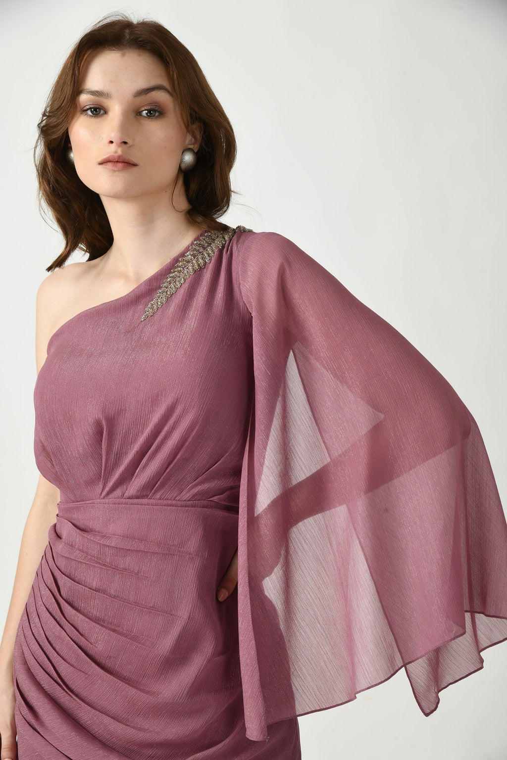 Chic One-Shoulder Dress for Evening Soirees for Women