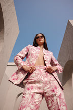 Archive beige pink statement suit