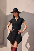 Dori edge black dress