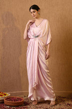 Pink Kaftan Dress By Sunanta Madaan