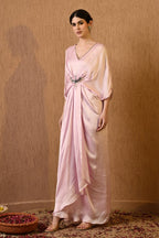 Pink Kaftan Dress By Sunanta Madaan