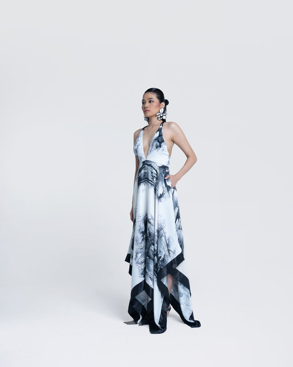 Niki Mehra x Faded Gazette Handkerchief Dress