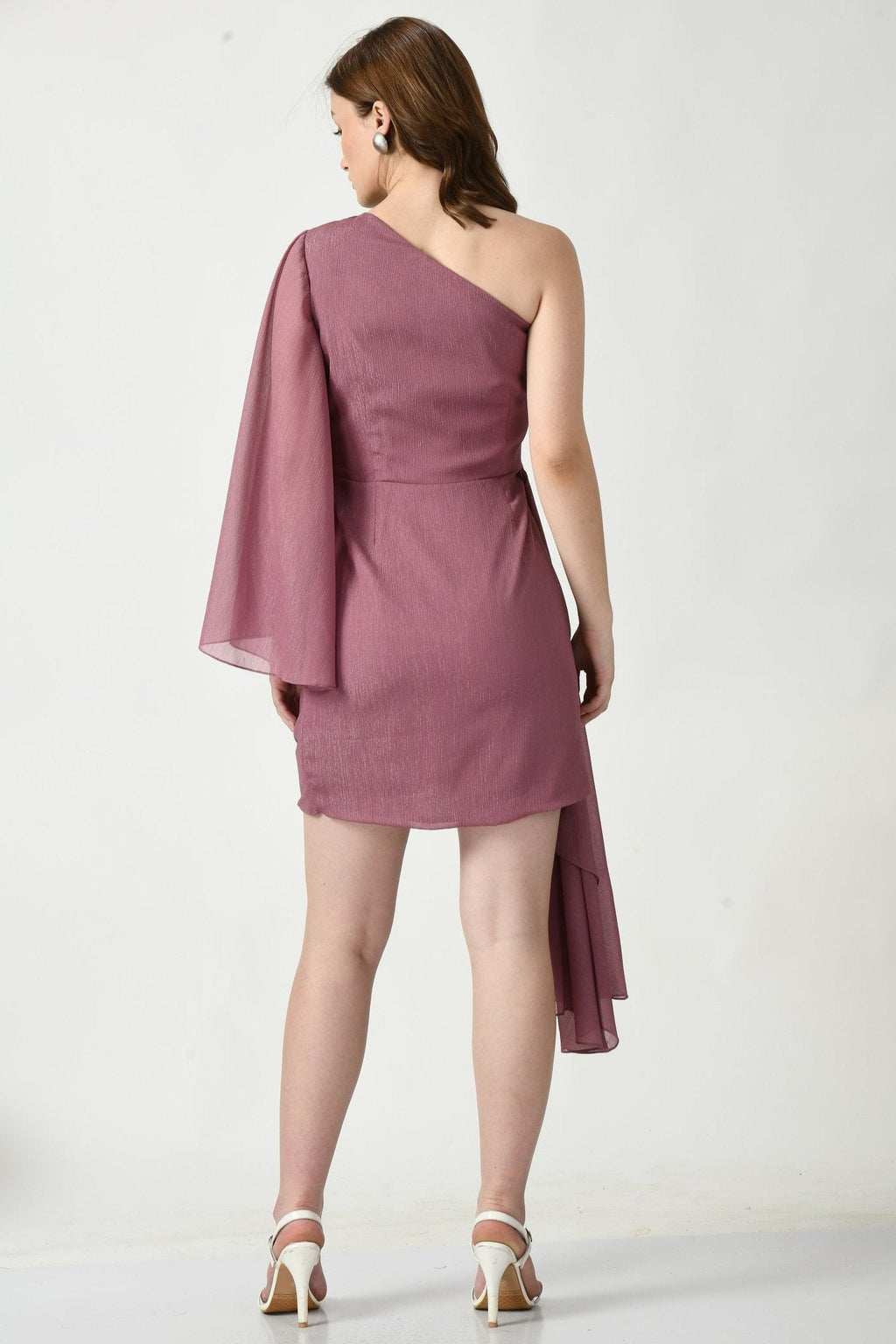 Chic One-Shoulder Dress for Evening Soirees for Women