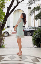 Ice bloom dress