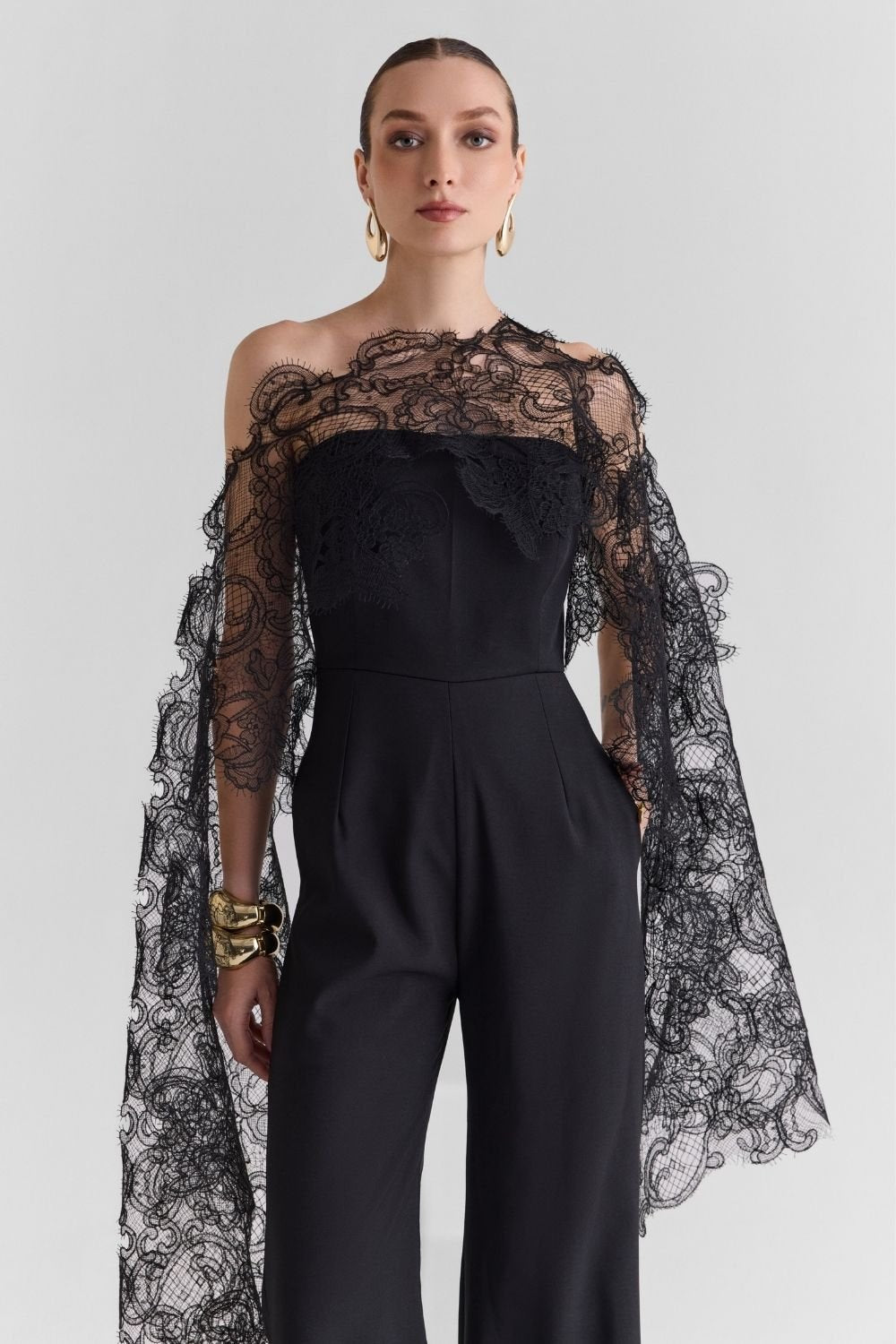 Alba Cape Jumpsuit