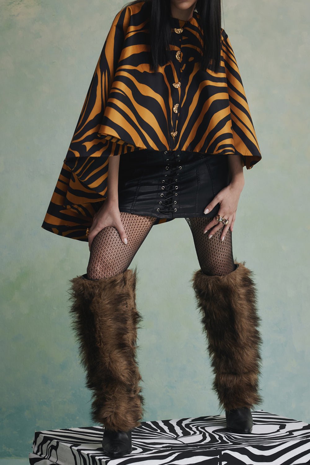 Baroque Beast High Low Jacket